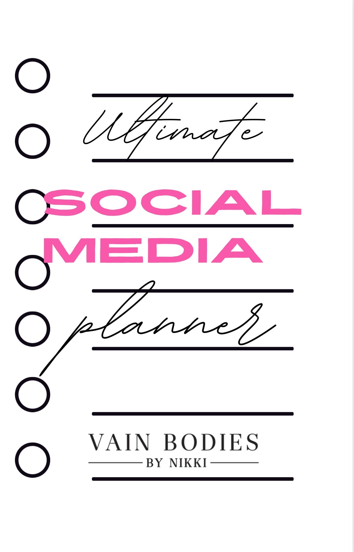 Ultimate Social Media Planner { With Resell Rights Included }