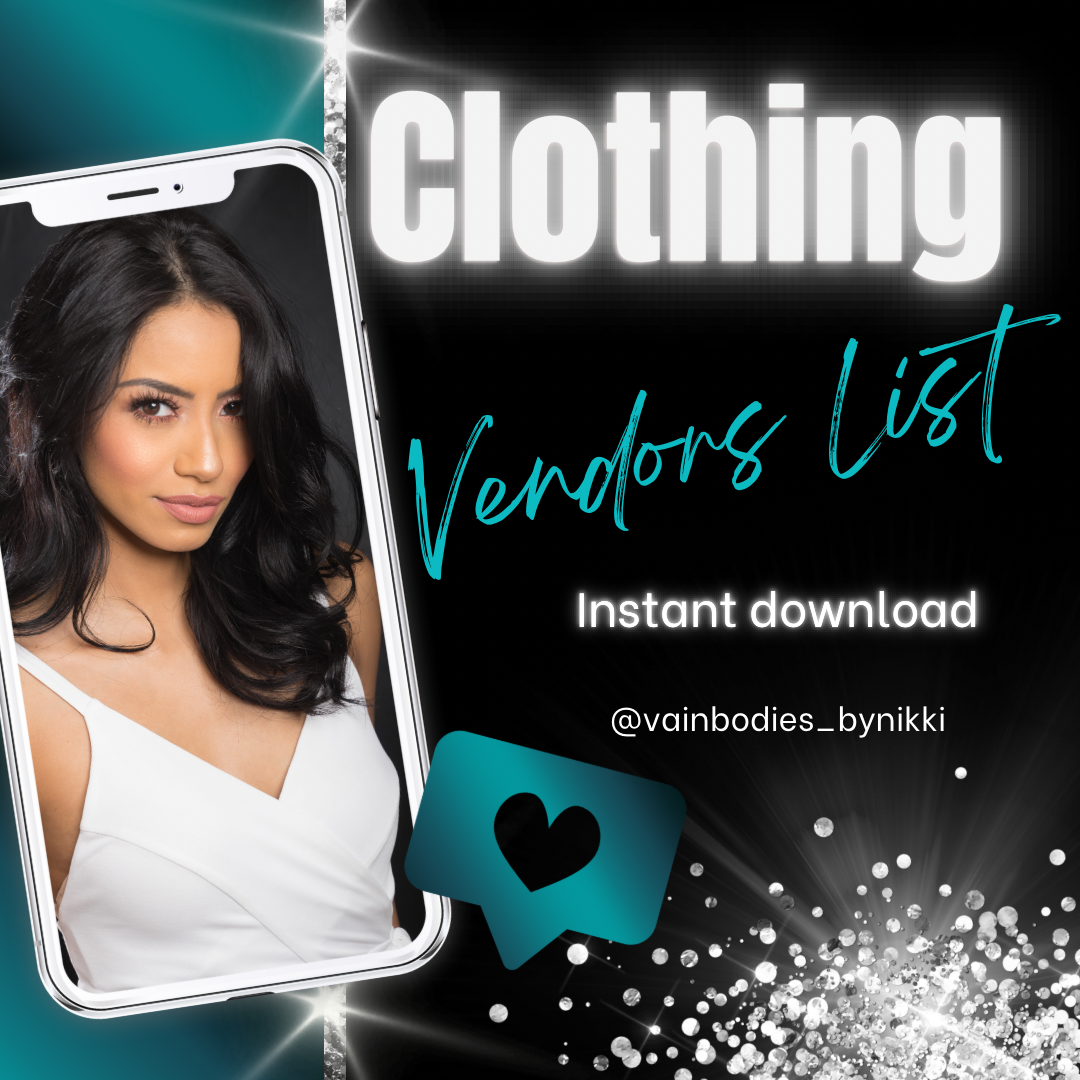Clothing vendor list